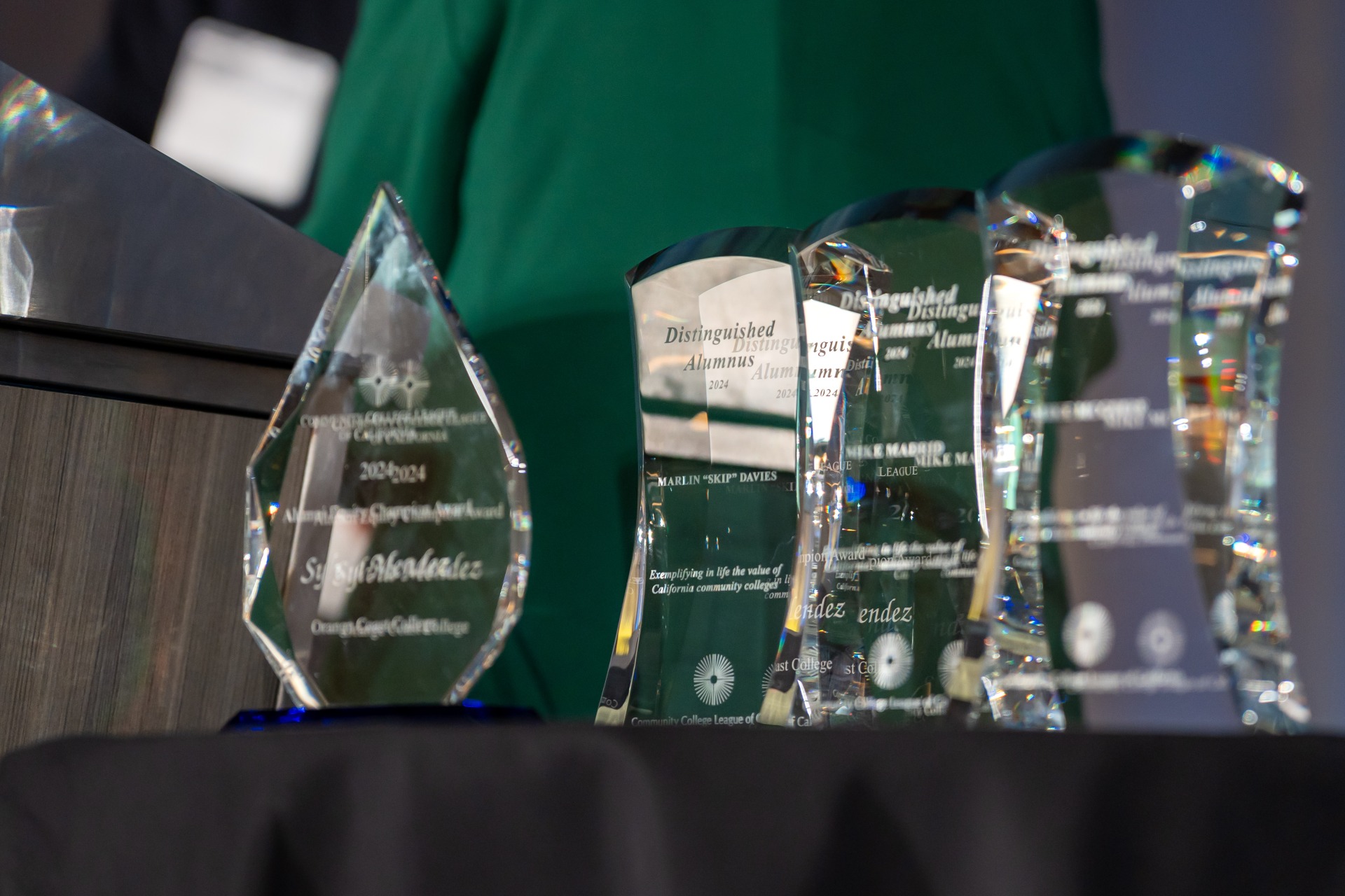 Image of crystal Distinguished Alumni Awards