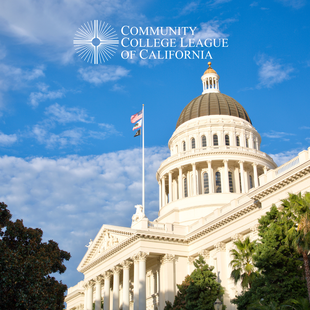 California capitol with the League's logo